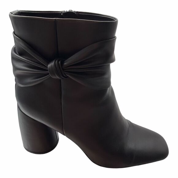 Brand New Sam and Libby Women Size 10 Carlotta Black Leather Ankle Booties Boots - Picture 5 of 6